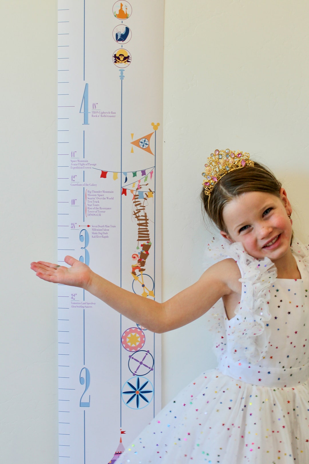 Disneyworld 2023 Height Chart Etsy