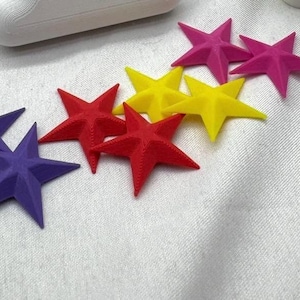 Jumping Spider Enclosure Stars: Colorful Terrarium Decor, 8-Piece Set