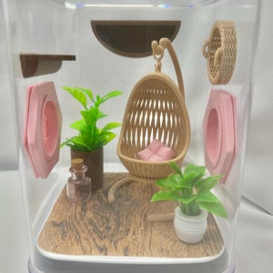 Accessory pack for Boho jumping spider decor, terrarium accessories