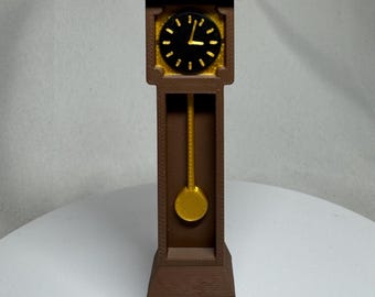 Decoración de reloj de pie para el recinto de la araña saltadora