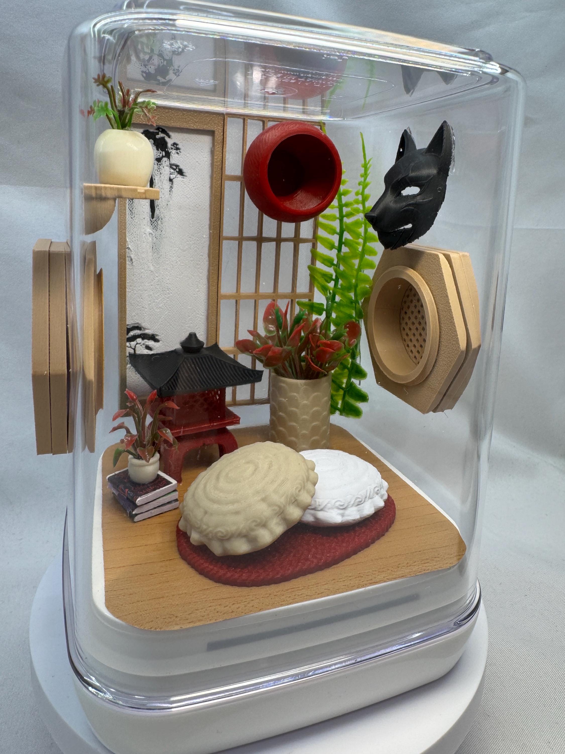 Japan Inspired Jumping Spider Enclosure, Terrarium, Acrylic, Home
