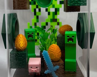 Accessory pack for Digital themed Jumping Spider Terrarium: 3D Printed Enclosure