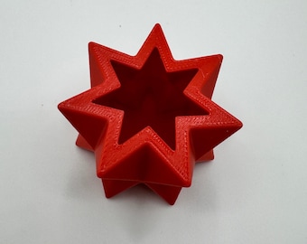 Peau d'étoile imprimée en 3D pour araignées sauteuses | Décoration de clôture arboricole (plusieurs couleurs)