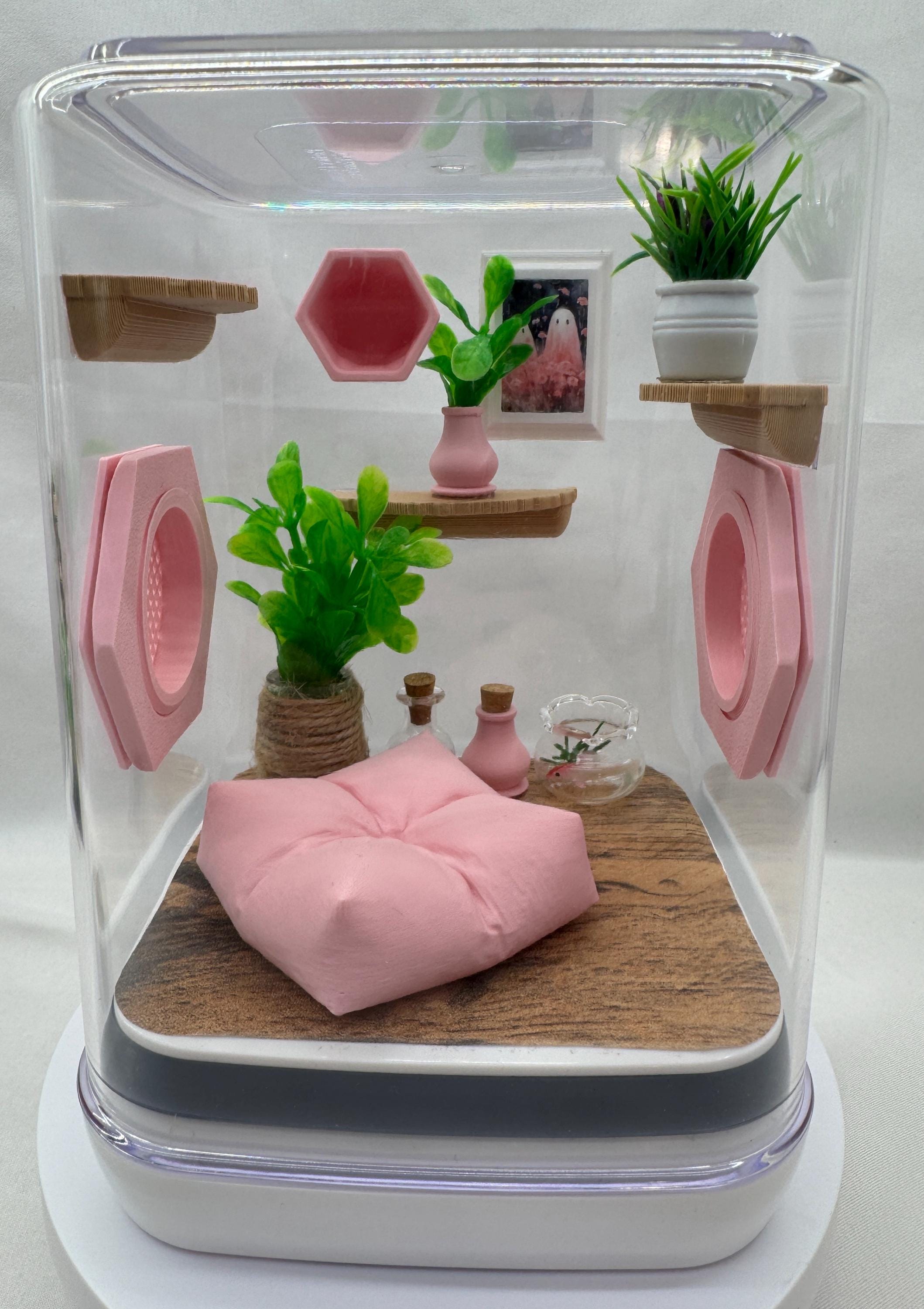 Paquete de accesorios para el recinto de la araña saltadora Pink Paradise