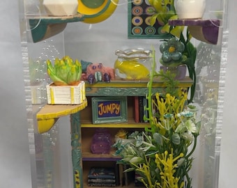 Accessories/ Decor for Curiosity Corner Spider Enclosure: Library-Themed decor