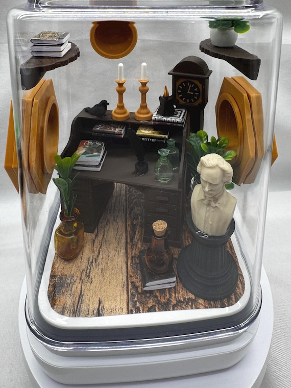 Accessory pack for the Edgar Allan Poe Jumping Spider Enclosure/ decor/ Accessories