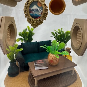 The Living room jumping spider enclosure, terrarium, acrylic, cute, pet houses