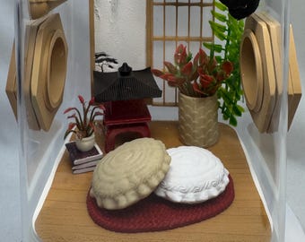 Japan inspired jumping spider enclosure, terrarium, acrylic, home