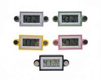 Magnetic Hygrometer for Jumping Spider Enclosure | Custom Color Temp & Humidity Monitor