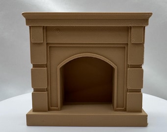 Fireplace for jumping spider enclosure