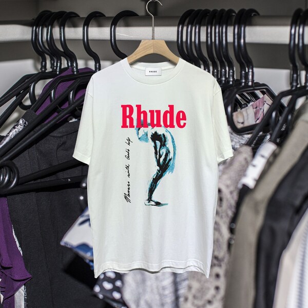 Rhude T-Shirt, Rhude printed graphic street casual T-shirt, unisex