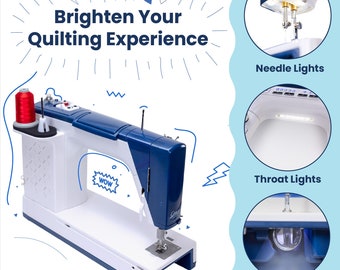 Little Rebel Sewing and Quilting Machine with Built-in Stitch Regulation