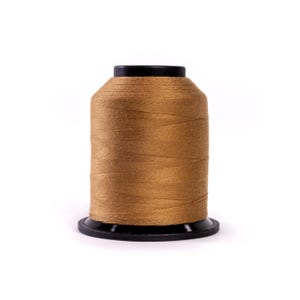 Caramel Corn | Finesse Thread Solid Colors | 1,100 Yards 100% Polyester, 3 ply, 50wt