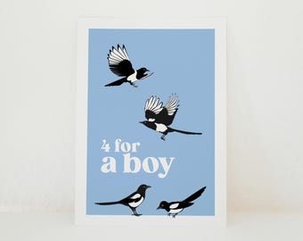 4 for a Boy A6 Card | Fermanagh Spake