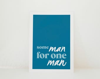 Some Man for One Man A6 Card | Fermanagh Spake