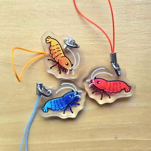Shrimp Phone Charm
