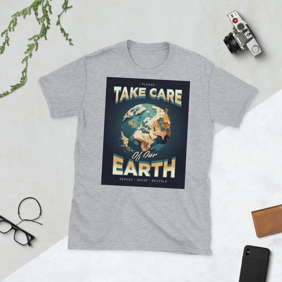 Save Earth Stop Global Warming Short-Sleeve Streetwear Unisex T-Shirt