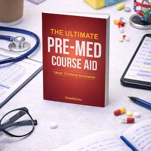 Pre-Med Kursnotizen-Bundle: 12 MINT Lernführer