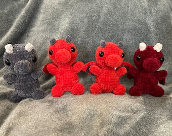 Chibi Dragon Crochet Pattern: Beginner Friendly (PDF Pattern)