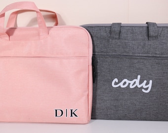 Personalized Computer Bag, Customized Laptop Bag, 15 Inches, Personalized Briefcase, Computer Bag With Name, Initials Computer Bag