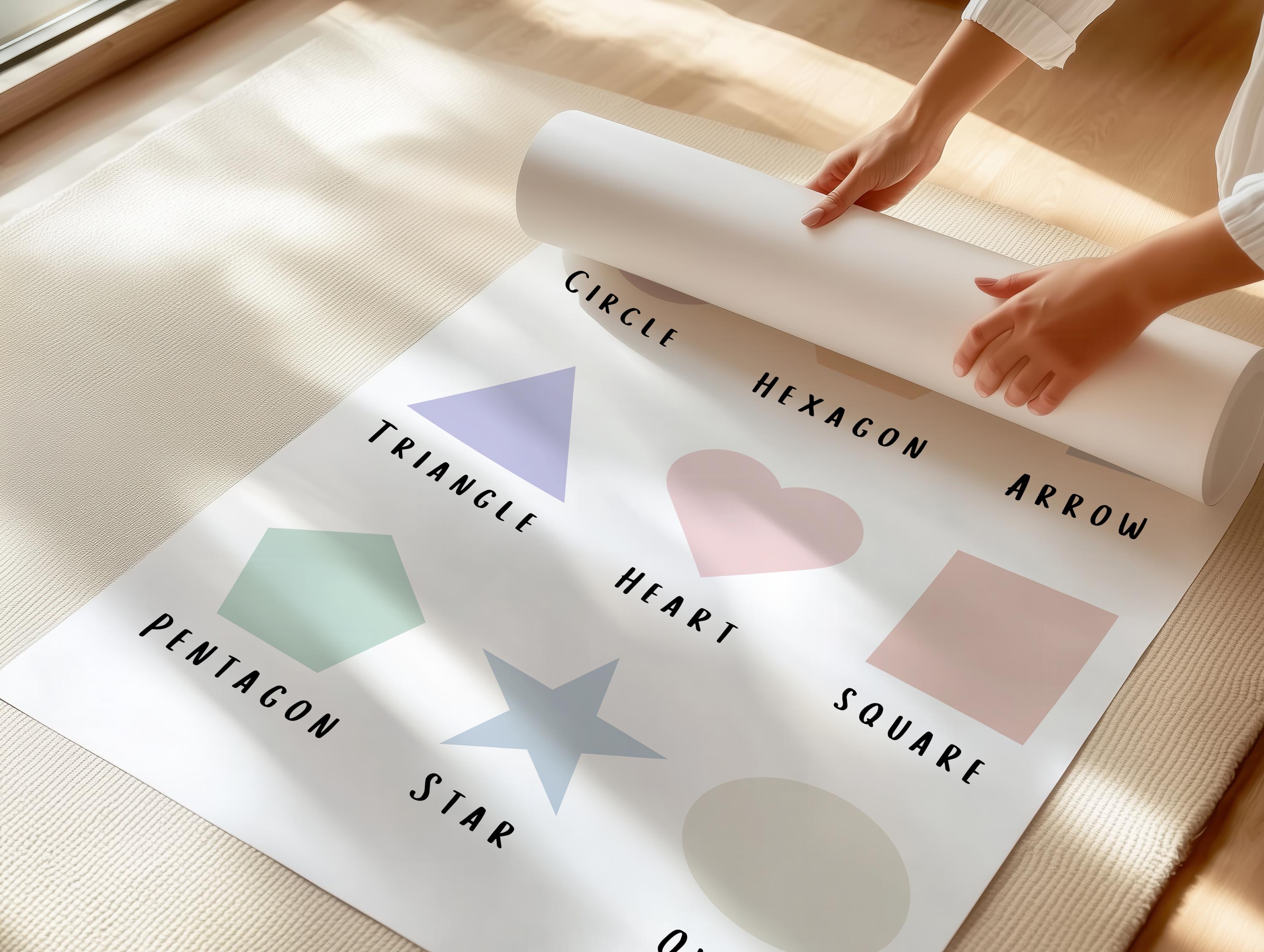 Educational Poster Set for Kids Room Education Wall Art for Homeschool ...