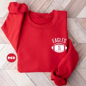 Custom Football Sweatshirt, Personalized Football Team Hoodie, Pocket Football Season Outfit, Biggest Fan Sports Mom Clothing, Football Gift
