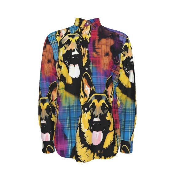 mens dog print dress shirt Paw Print Mens Casual Button Down Shirt Short Sleeve Fashion Shirts Summer  Shirt Black at Amazon Men's Clothing store