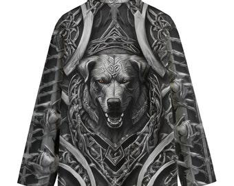 Rottweiler Steel Riveted Dog Blazer, Men's Cotton Blazer, Sport Coat, Smoking Jacket, Dinner Jacket, Plus Sizes, Designer Luxury, Celtic