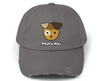 Pedro Hey Unisex Distressed Cap