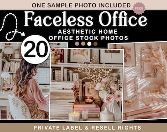 Master Resell Rights - 20 MRR Faceless Stock Photos PLR - Faceless Stock Photo Bundle - DFY Social Media - Digital Marketing - Done For You