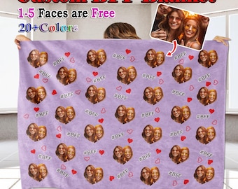 Regalos personalizados para mejores amigas, manta personalizada con foto para mejores amigas, regalo personalizado para mejores amigas, regalo para la mejor amiga, regalo para mejores amigas, Feliz Día de la Madre