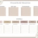 Household Routine and Chore Chart | Weekly, Monthly, Yearly Cleaning ...