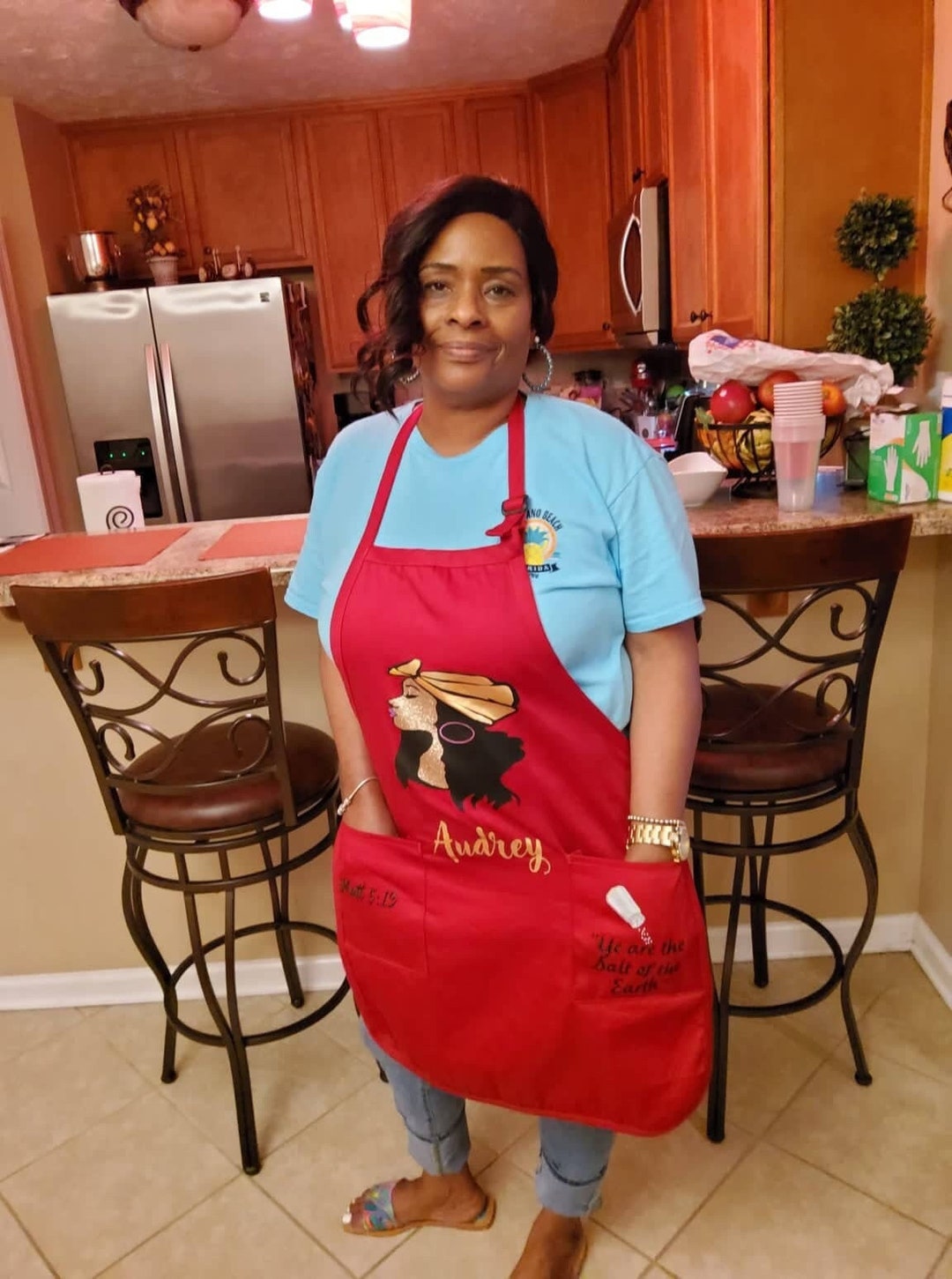 Mathew 513 Hebrew Israelite Princess Apron, Hebrew, Princess, Queen