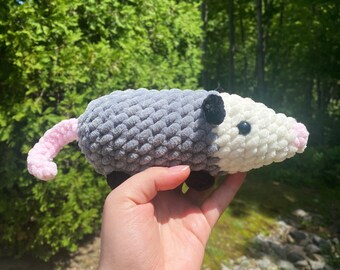 Opossum Crochet Plushie