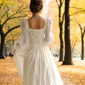 Hochzeitsgast Kleid, Milchmädchen Kleid, Cottagecore Kleid, Feenkleid, Hochzeitsgast Kleid, Y2K Kleid, Hochzeitskleid, Hochzeitskleid, Hochzeitskleid Bild 6