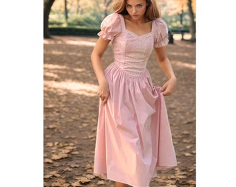 Milkmaid dress,Fairy dress,Corset dress, Cottagecore dress, Prairie dress, Renaissance dress, Fairy dress, Wedding Guest Dress, French dress