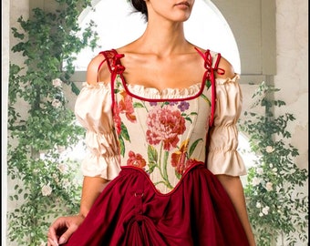 Mittelalterliches Korsett,Ren Faires Korsett,Korsett Top,Ren Faires Korsett,Ren Fair Mieder,Regency Korsett,Taille Gürtel