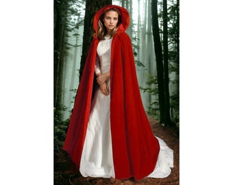 Medieval cloak,hooded cloak, medieval cape, Renaissance dress, burgundy gown,medieval dress,regency dress