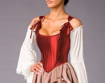 Mittelalterliches Korsett,Ren Faires Korsett,Korsett Top,Ren Faires Korsett,Ren Fair Mieder,Regency Korsett,Taille Gürtel