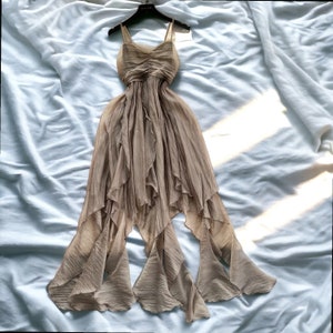 Feenkleid, Ren faire Kleid, Cottagecore Kleid, Milchmädchen Kleid, Vintage Kleid, Hochzeitsgast Kleid, französisches Kleid Bild 5