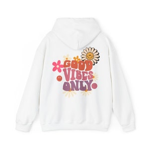 Generisch Unisex Hoodie Mit Positiver Botschaft Auf Vorder