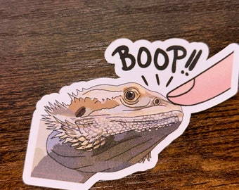 2.5 inch Boop! Bearded Dragon Sticker