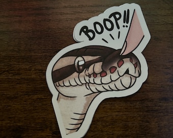 2.5 inch Boop! Ball Python Sticker