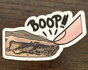 3 inch Burmese Python Sticker