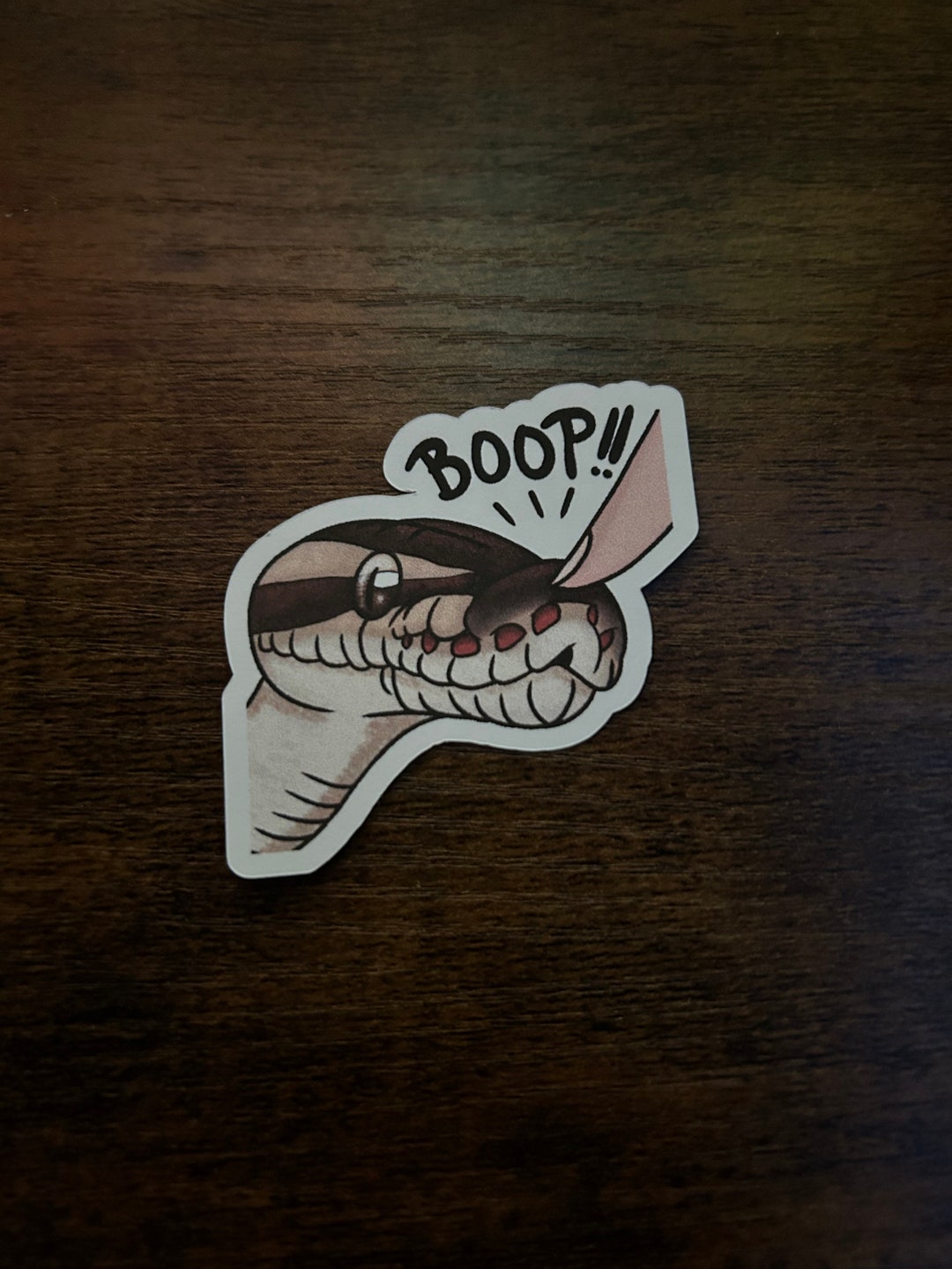 2 Inch Boop! Ball Python Sticker - Etsy