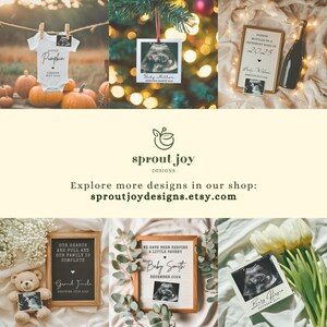 Boho neutral pregnancy announcement template for modern families.
Onesie baby coming soon digital card, gender neutral design.
Gender neutral baby reveal template, printable and editable.
Pregnancy reveal card for family, digital neutral design.
Neutral modern pregnancy announcement template for social sharing.