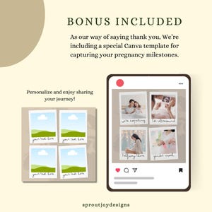 It's a Boy Pregnancy Announcement Digital, Baby Boy Gender Reveal, Little Brother Social Media Reveal, Editable Template Baby Announcement image 8