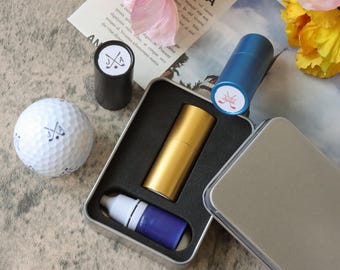 Personalized Golf Ball Stamp: Custom Name Golf Marker