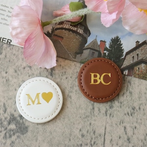 Premium Leather Golf Ball Marker, Genuine Leather, Golf Ball Marker, Gift for Dad, Best Gift