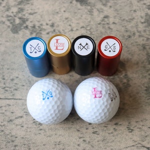 Personalisierter Golfball Stempel, Tintenball Stempel, Benutzerdefinierter Golfball Stempel, Golfball Marker, Benutzerdefinierter Edelstahlstempel, Golfer Sport Geschenk